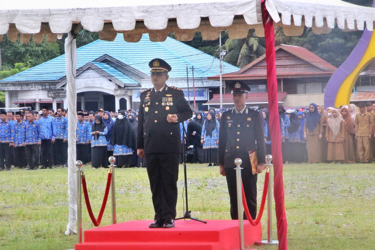 Kapolres Enrekang Bertindak Sebagai Inspektur Upacara Peringatan Harkitnas : Berikut Amanatnya