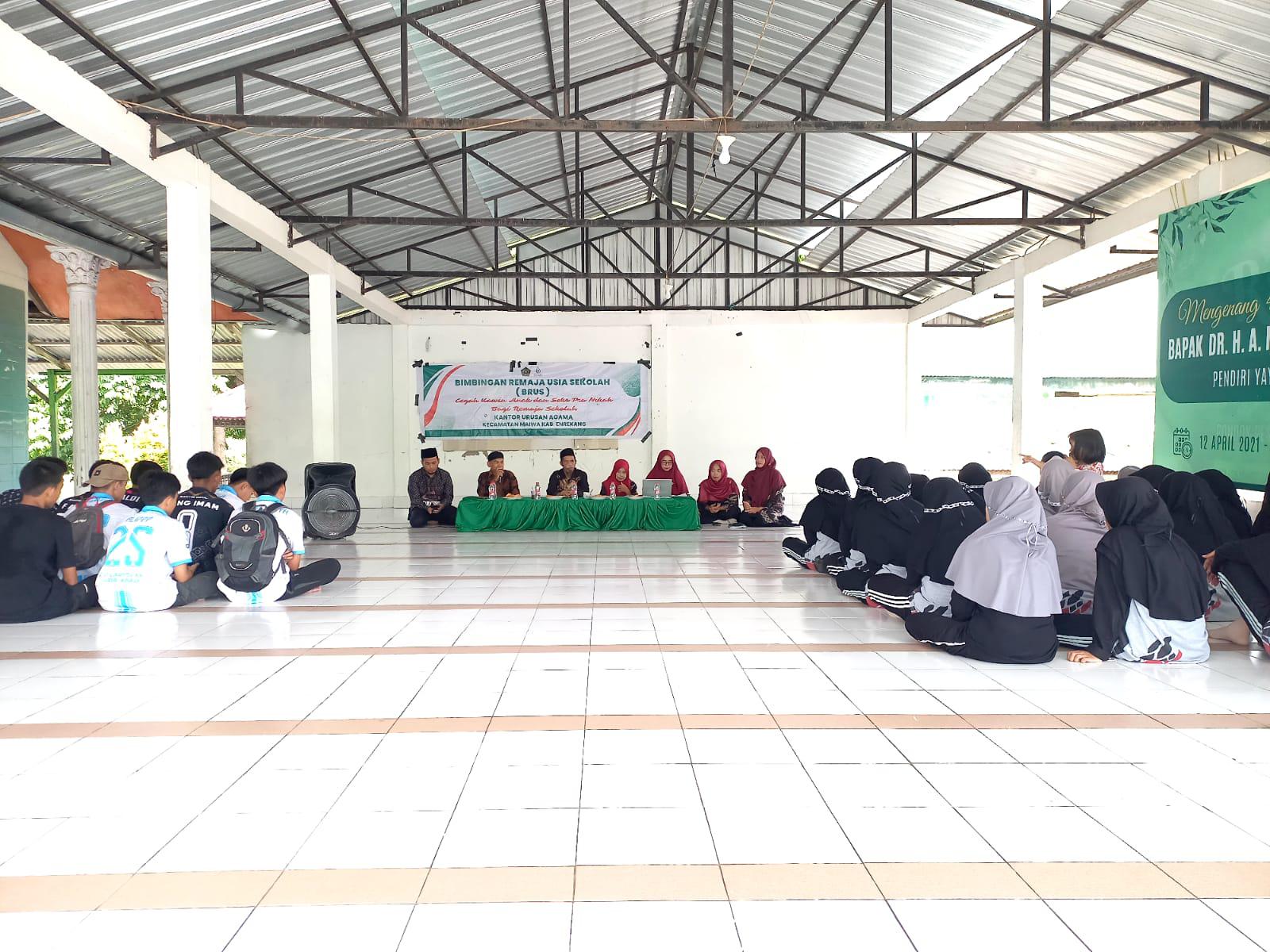 KUA Maiwa Enrekang Gelar Bimbingan Remaja Di Ponpes Rahmatul Asri,