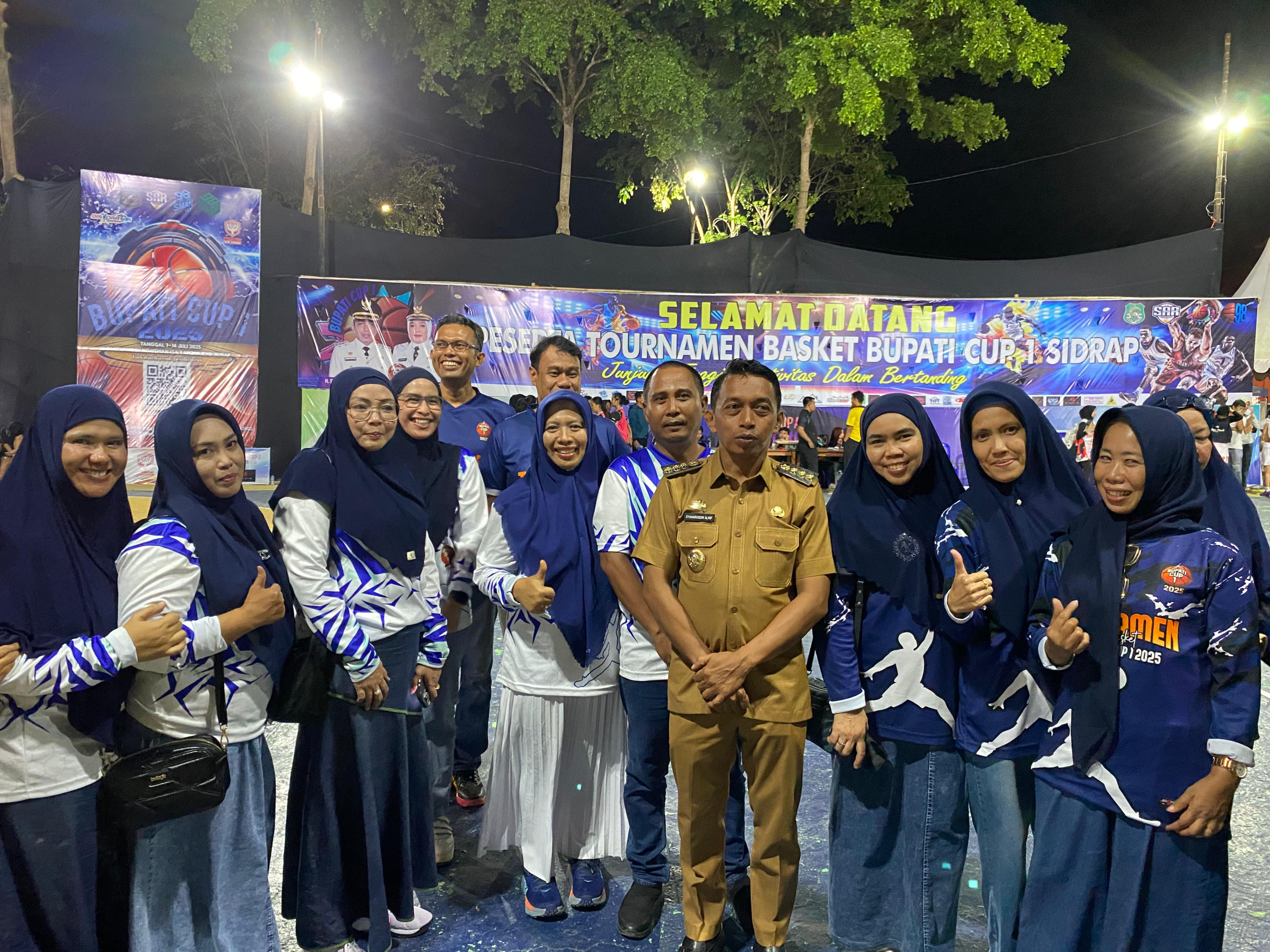 Bupati Syaharuddin Alrif Apresiasi Turnamen Basket Bupati Cup I, Beri Tantangan Hadiah Three Point