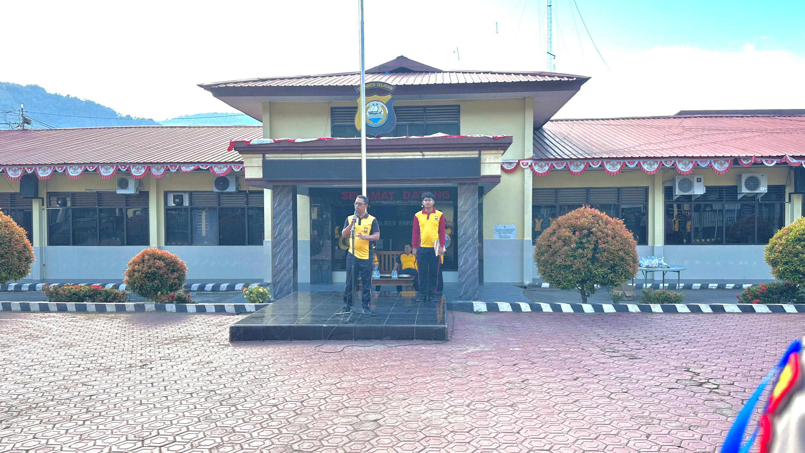 Kabag SDM Polres Enrekang Pimpin Apel Pagi, Sampaikan Arahan Terkait Gugus Tugas Ketahanan Pangan