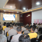Wakapolres Enrekang  Tinjau Kesiapan Personel Sebelum Arahan Kapolres terkait Program Ketahanan Pangan Polri