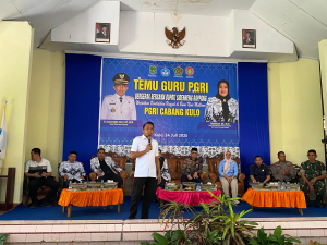 PGRI Kulo Dilantik, Bupati Syaharuddin: Guru Kunci Pendidikan Unggul dan Sidrap Emas 2045