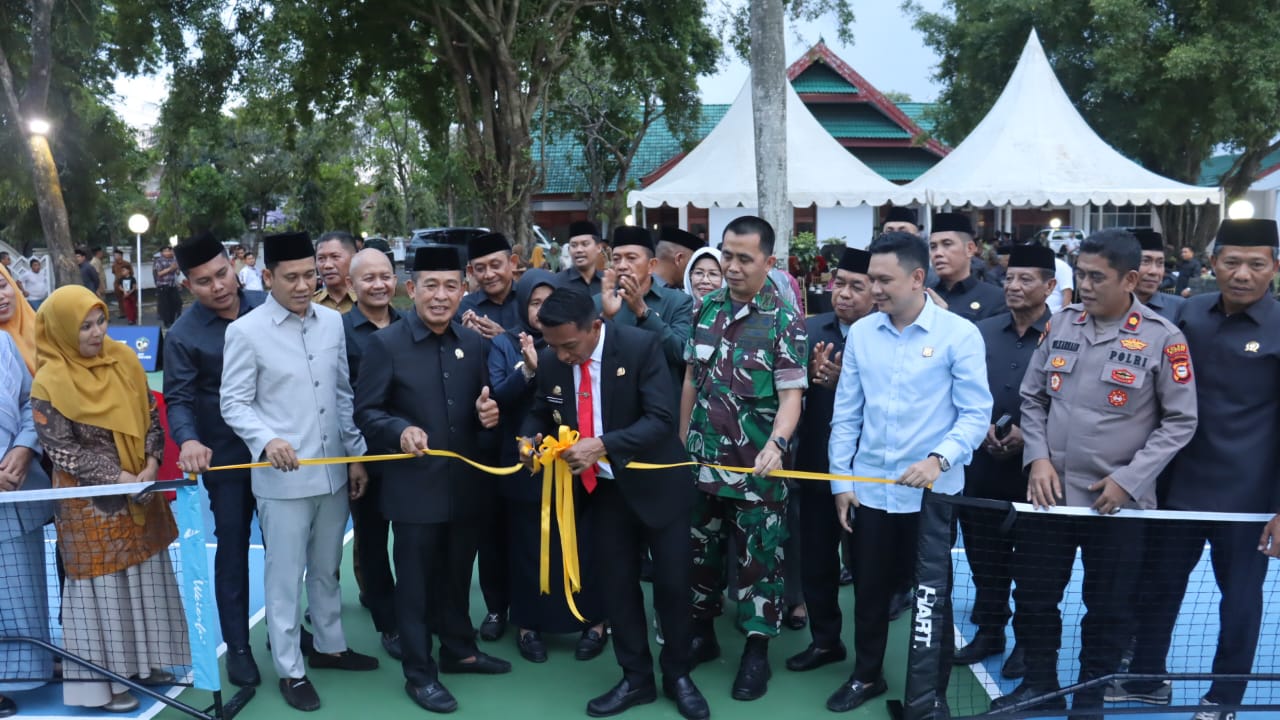 Bupati Syaharuddin Alrif Resmikan Lapangan Pickleball di DPRD Sidrap: Sumbangsih Kolektif Anggota Dewan