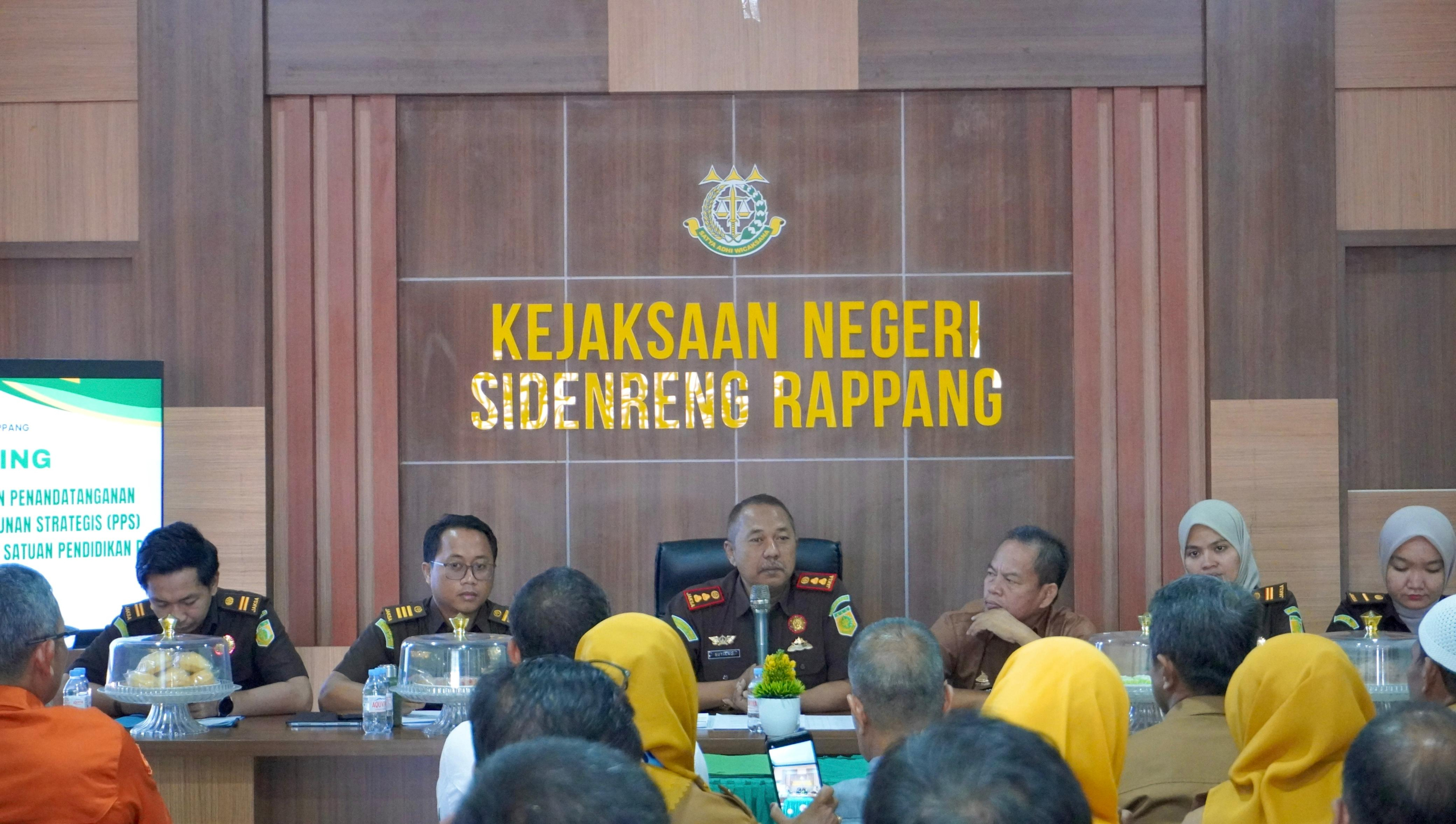 Kejari Sidrap Kawal Proyek Strategis Nasional Revitalisasi Pendidikan
