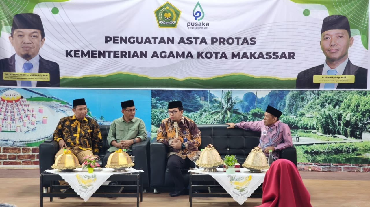 Tenaga Ahli Menteri Agama Ajak ASN Kemenag Makassar Jadi Pelopor Asta Protas
