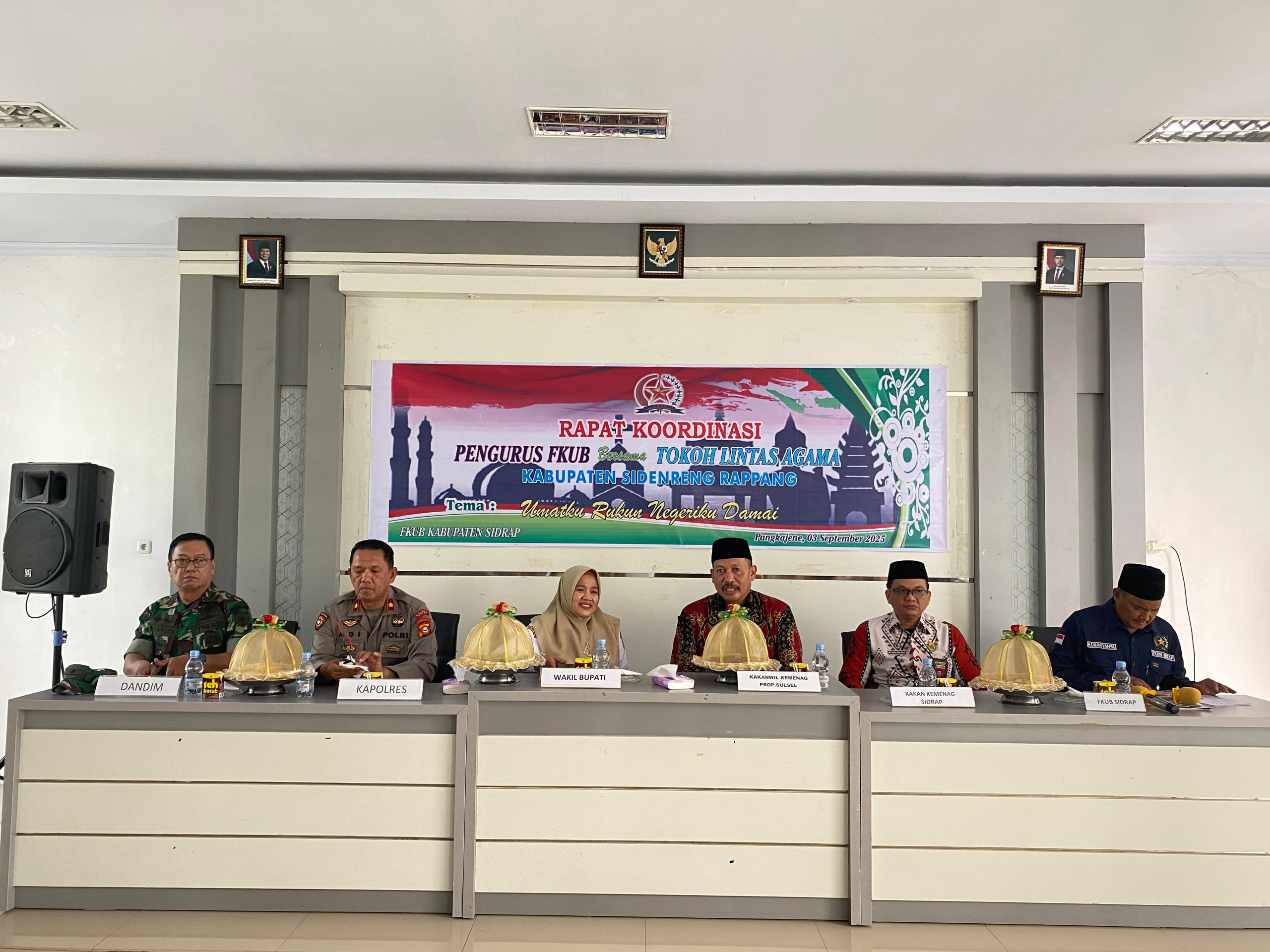 Pemkab Sidrap dan FKUB Perkuat Ruang Komunikasi Lintas Agama: Jaga Kerukunan, Wujudkan Negeri Damai