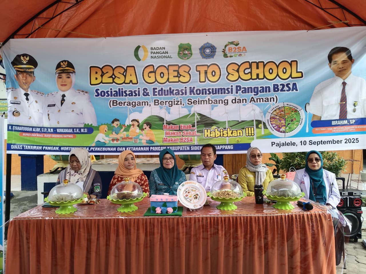 Ketua DWP Sidrap Tekankan Pola Makan Sehat di Sekolah, Dorong Upaya Bersama Cegah Stunting