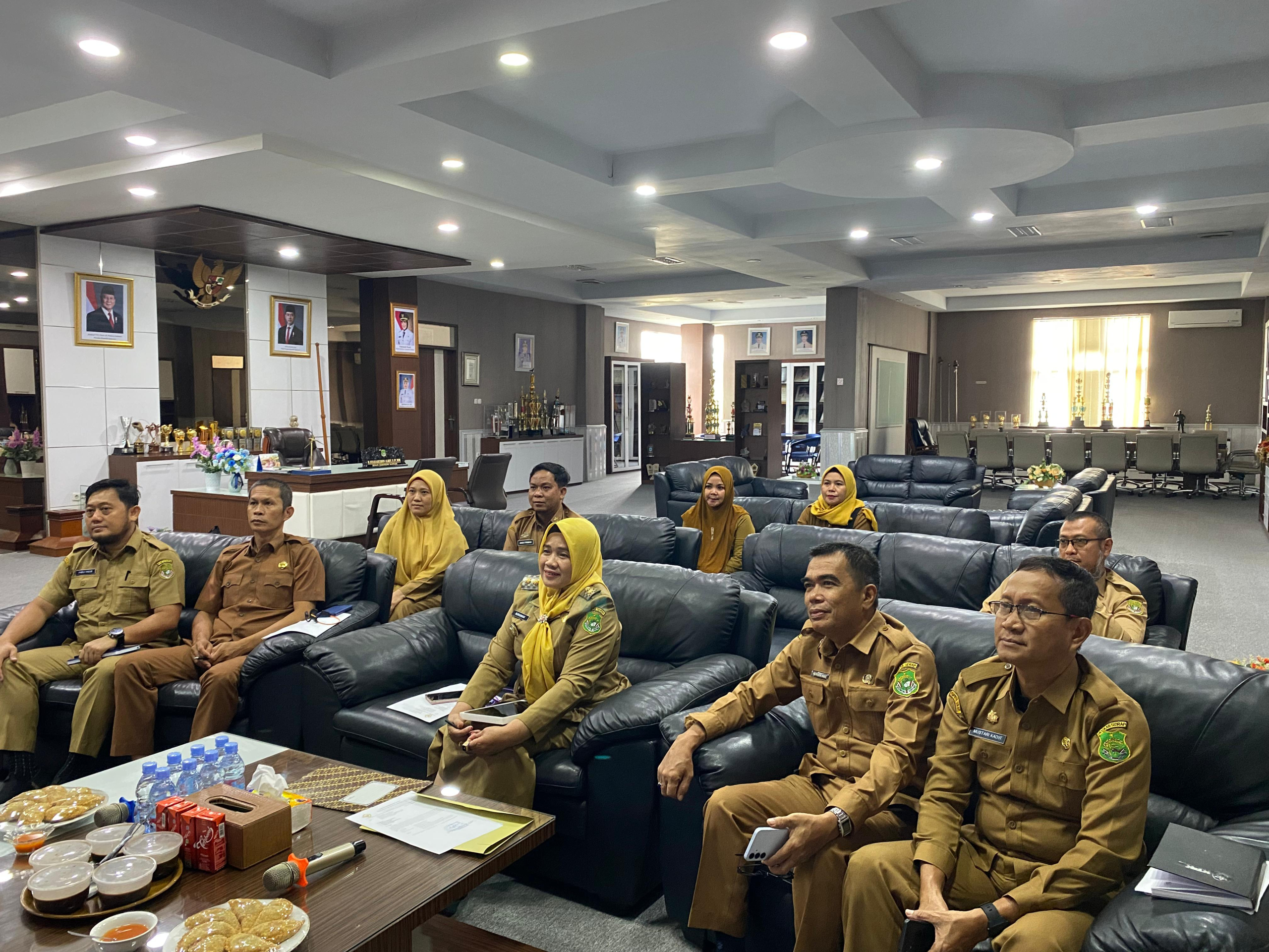 Wabup Sidrap Hadiri Pemeriksaan Kepatuhan Belanja Daerah via Zoom