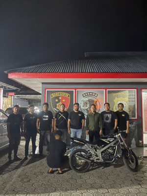 Resmob Polres Sidrap Bekuk Pelaku Curanmor Ninja di Wattang Sidenreng