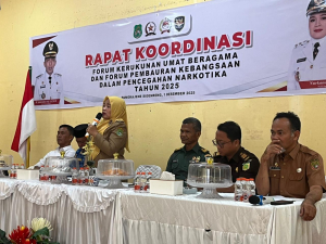 Wabup Nurkanaah Tekankan Kolaborasi FKUB–FPK untuk Perkuat Pencegahan Narkotika di Sidrap