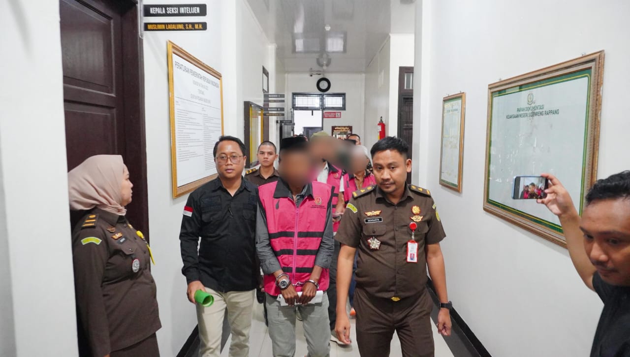 Kejari Sidrap Tahan Tiga Tersangka Korupsi Dana Hibah KONI Senilai Rp728 Juta