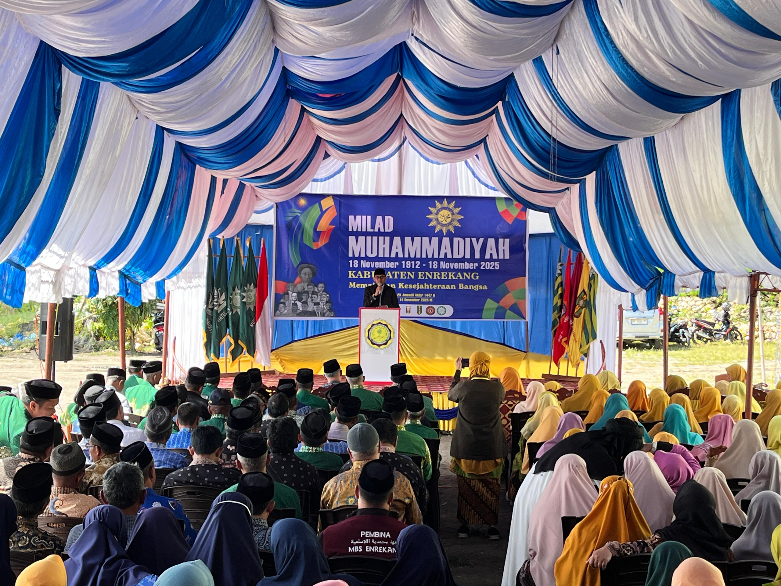Dihadiri Ribuan Kader dan Simpatisan, Muhammadiyah Enrekang Gelar Milad di DAM Cece