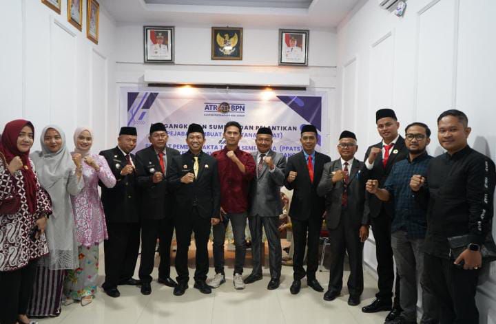 BPN Sidrap Gelar Pengangkatan Sumpah dan Pelantikan PPAT dan PPATS