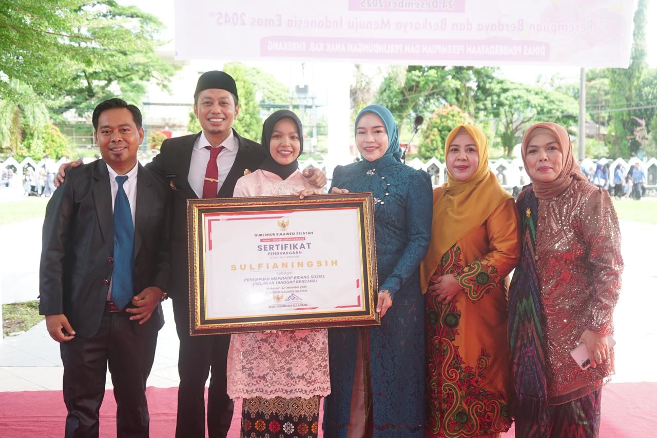 Pemkab Enrekang Peringati Hari Ibu ke-97, Bupati Yusuf Ritangnga Sampaikan Amanat Menteri PPPA