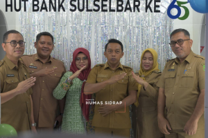 HUT ke-65 Bank Sulselbar, Kolaborasi Perkuat Ekonomi dan Layanan Keuangan Sidrap