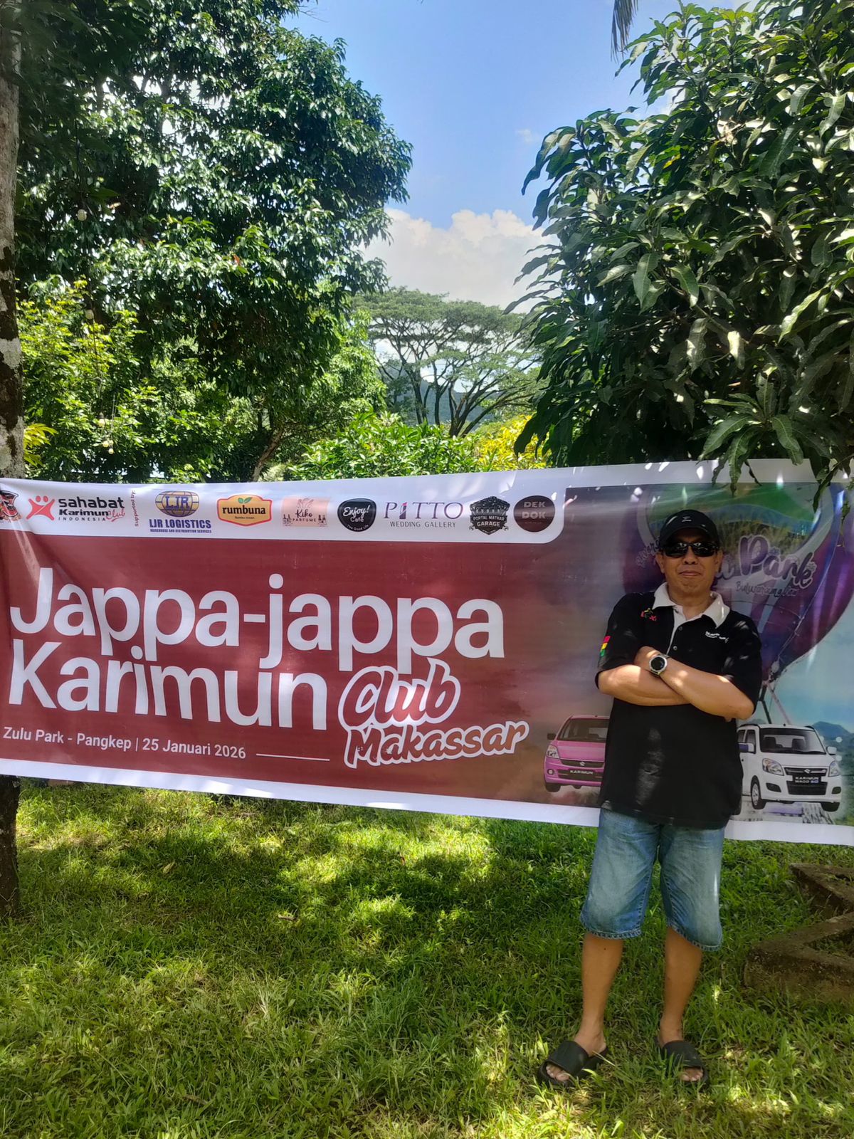 Dari Aspal ke Alam: Karimun Club Makassar Menggema di Zulu Park Pangkep”