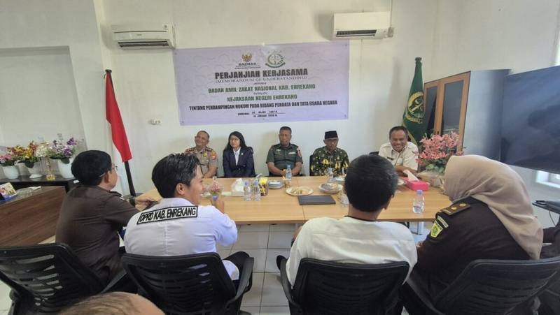 Penandatanganan MoU BAZNAS–Kejari, Perkuat Sinergi Forkopimda Dukung Tata Kelola Zakat Berintegritas