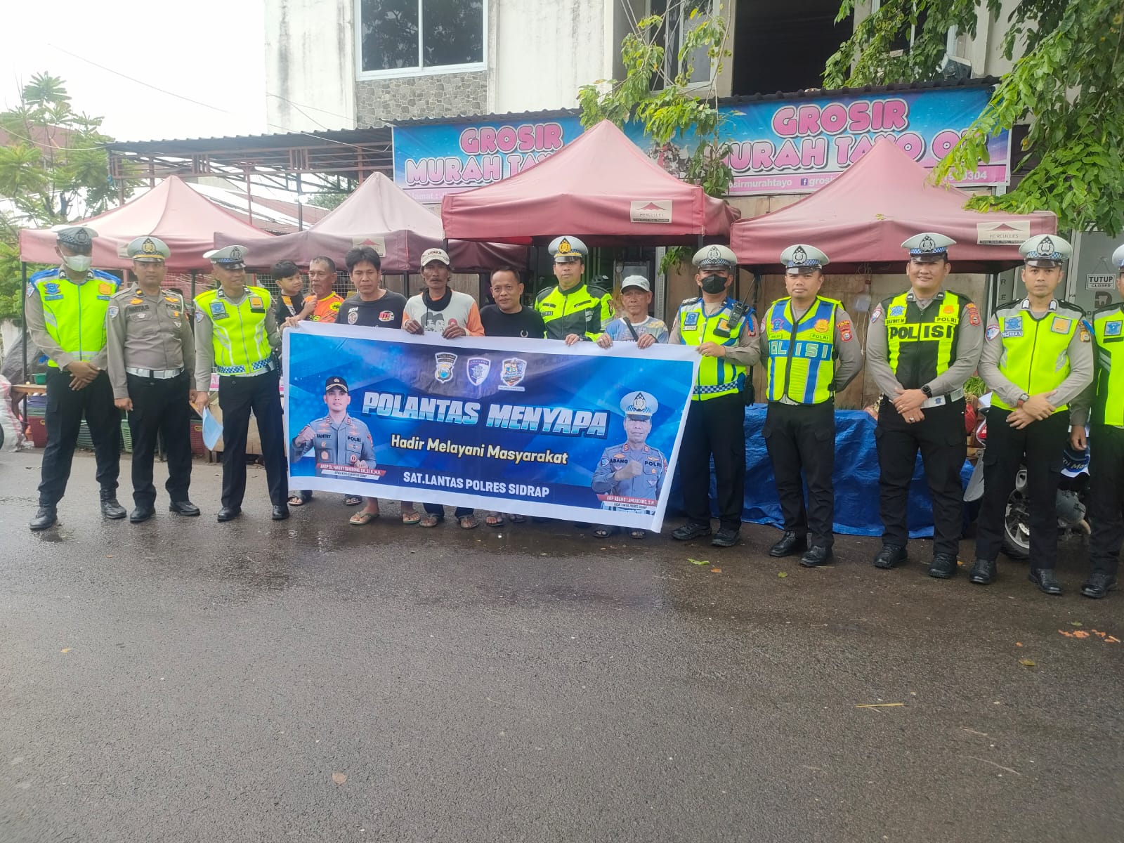 Gelar Operasi Keselamatan Pallawa 2026, Polres Sidrap Sasar Area Pasar Pangkajene