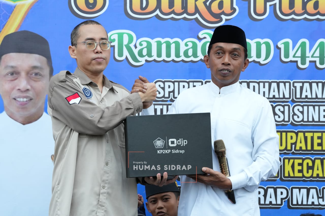 Pemkab Sidrap Raih Penghargaan 100 Persen Pengiriman Data Pajak