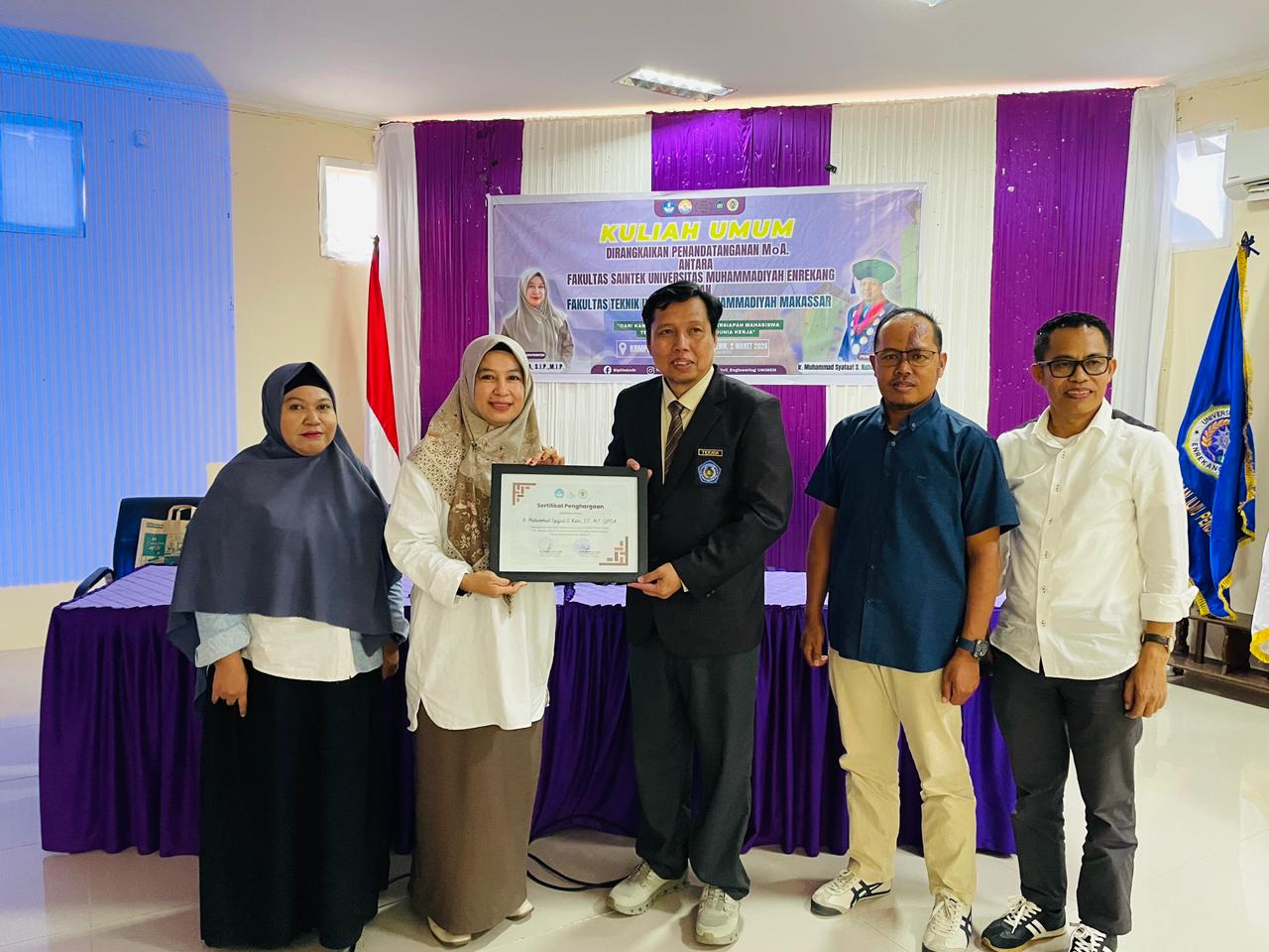 Sambut Awal Semester Genap, Teknik Sipil UNIMEN Gelar Kuliah Umum