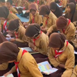 UPT SDN 12 Pangsid, jumat Pagi’ kegiatan Gerakan Literasi Al-Qur’an. 