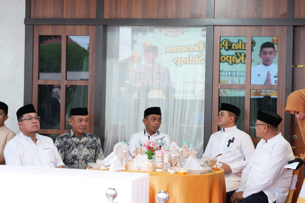 Bukber di Rujab Kapolres, Forkopimda dan Instansi Vertikal Sidrap Pererat Sinergi