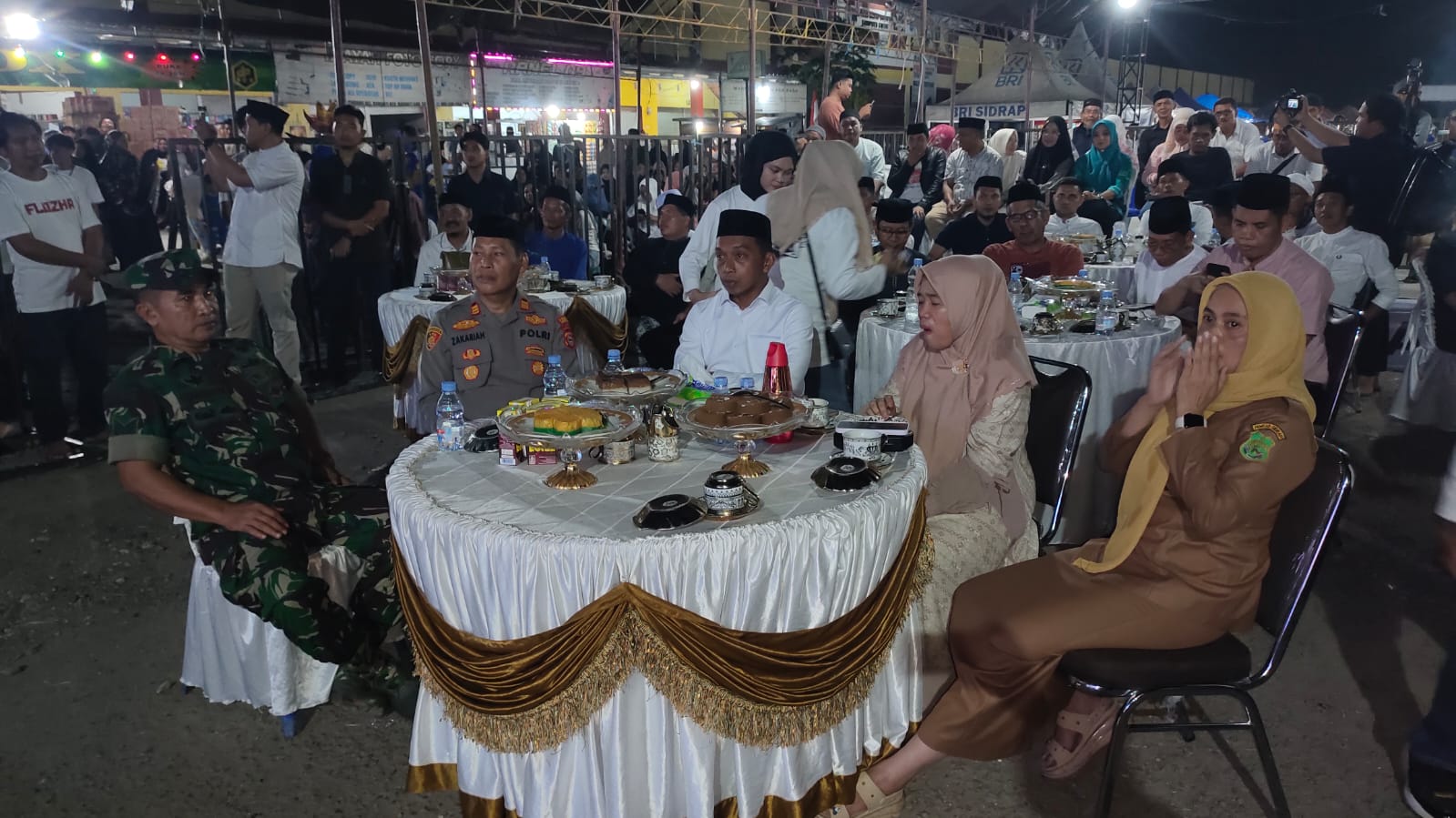 Kapolsek Baranti Sampaikan Himbauan Kamtibmas Saat Pembukaan Gebyar Ramadhan FLOZHA Season 4