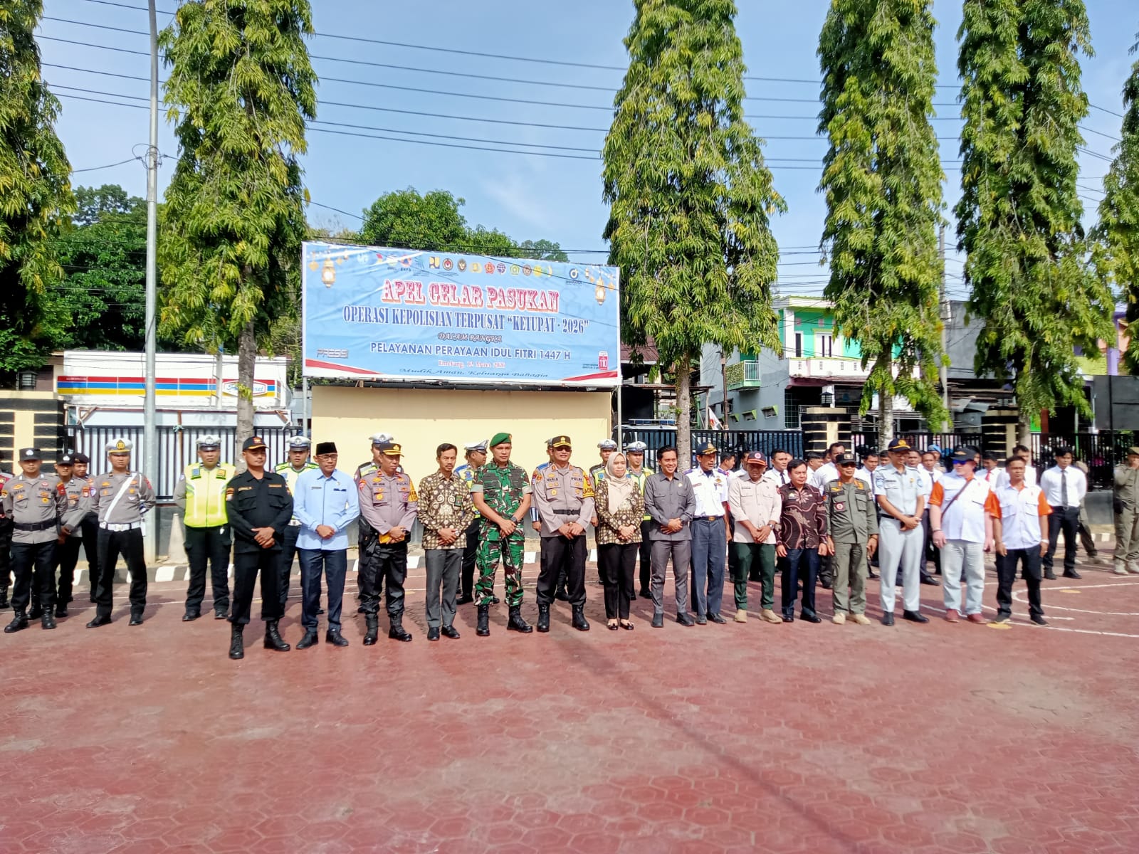 Dandim 1419/Enrekang Hadiri Apel Gelar Pasukan Operasi Ketupat 2026 di Polres Enrekang