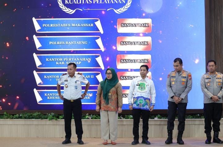 BPN Sidrap Terima Penghargaan Ombudsman RI atas Penilaian Maladministrasi Pelayanan Publik 2025