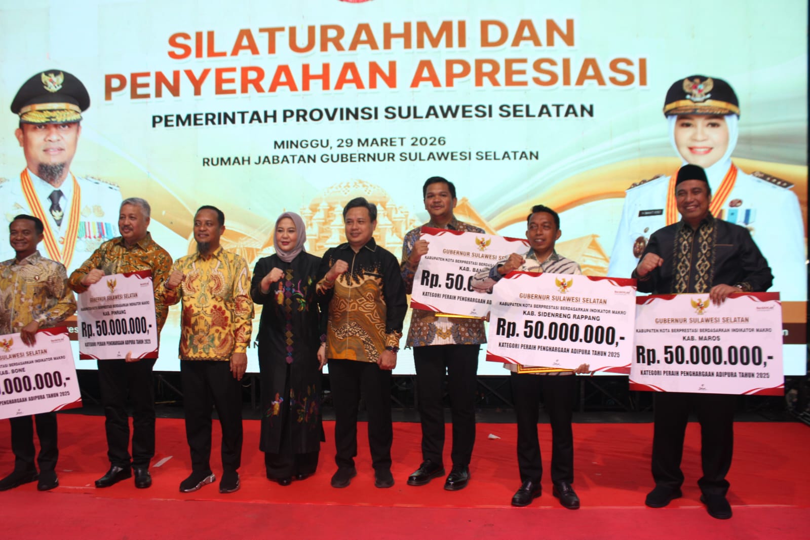 Sidrap Bangkit dan Berprestasi, Dua Penghargaan Bergengsi Diraih Sekaligus