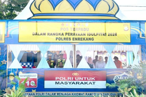 Personel Gabungan Mulai Siaga di Pos Pelayanan dan Pengamanan Ops Ketupat Pallawa 2026, Dipimpin Kasat Lantas