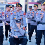 Momen Haru Warnai Pelepasan Personel Polres Sidrap, Tangis dan Pelukan Iringi Perpisahan