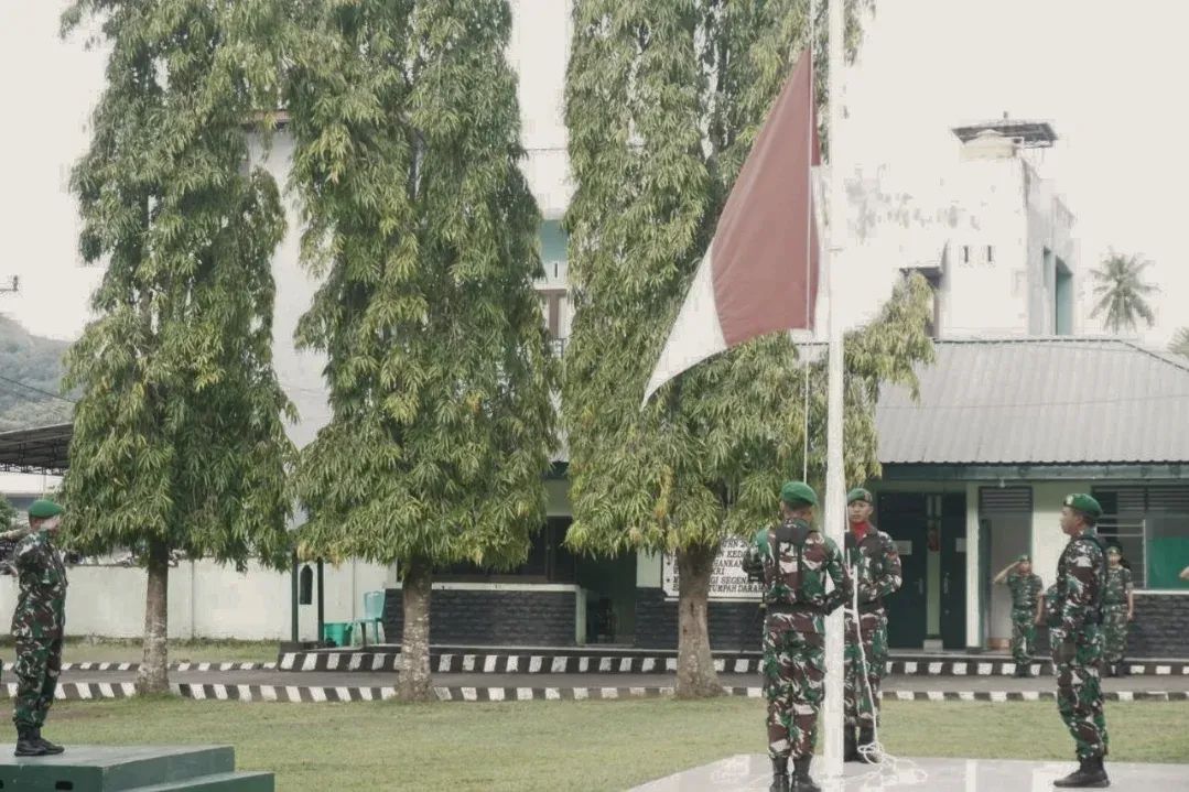 Kodim 1419/Enrekang Gelar Upacara Bendera Bentuk Nilai-Nilai Kebangsaan Dan Kedisiplinan.
