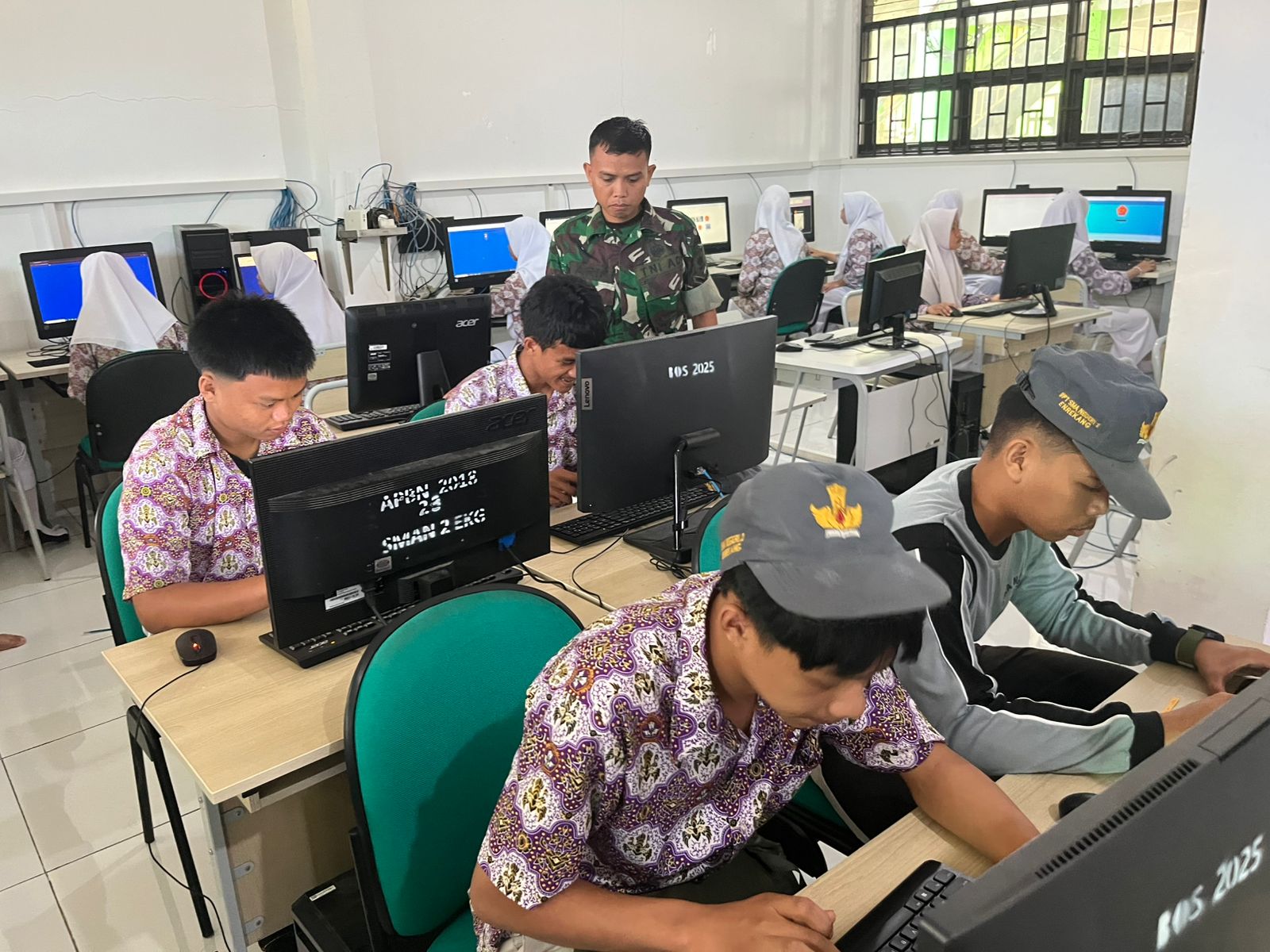 Asah Mental Kadet KKRI, Kodim 1419/Eenrekang Gelar Tes Psikologi Digital
