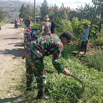 Babinsa Koramil 1419-03/Baraka Bersama Warga Gelar Kerja Bakti di Kelurahan Balla