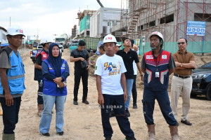 Bupati Sidrap Tinjau Pembangunan Sekolah Rakyat Terintegrasi 66 di Puncak Mario