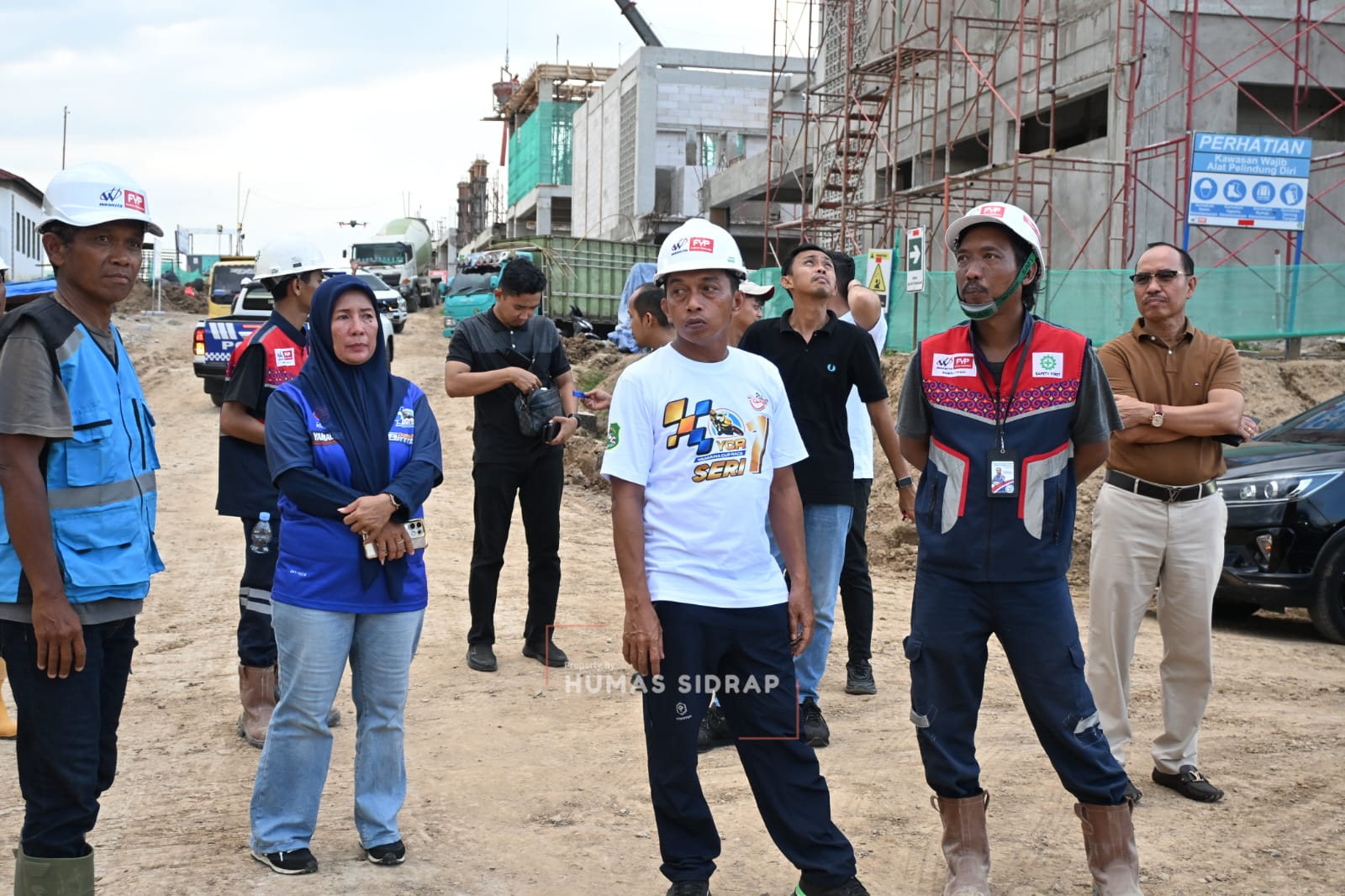 Bupati Sidrap Tinjau Pembangunan Sekolah Rakyat Terintegrasi 66 di Puncak Mario
