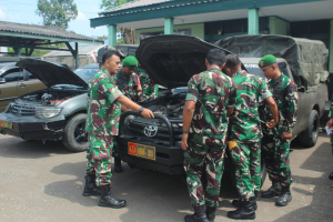 Kodim 1419/Enrekang Terima Kunjungan Kerja Kasi Log Kasrem 141/TP
