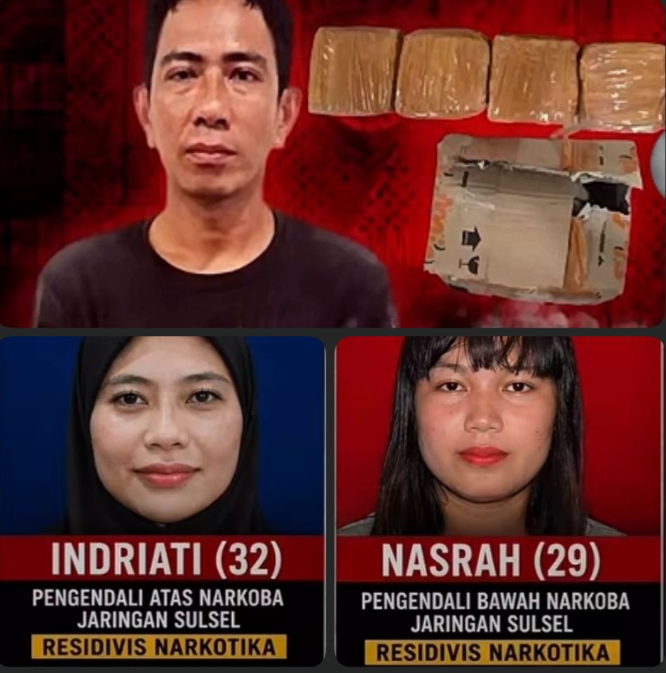 Pengungkapan 5 Kg Sabu Jaringan Sidrap–Makassar, Nilai Rp9 Miliar, 25 Ribu Jiwa Terselamatkan