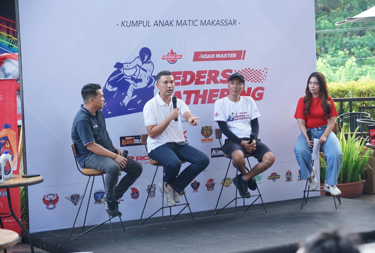 Feders Gathering 2026 Hadir di Makassar, Federal Oil Dekatkan Edukasi Motor Matic ke Komunitas