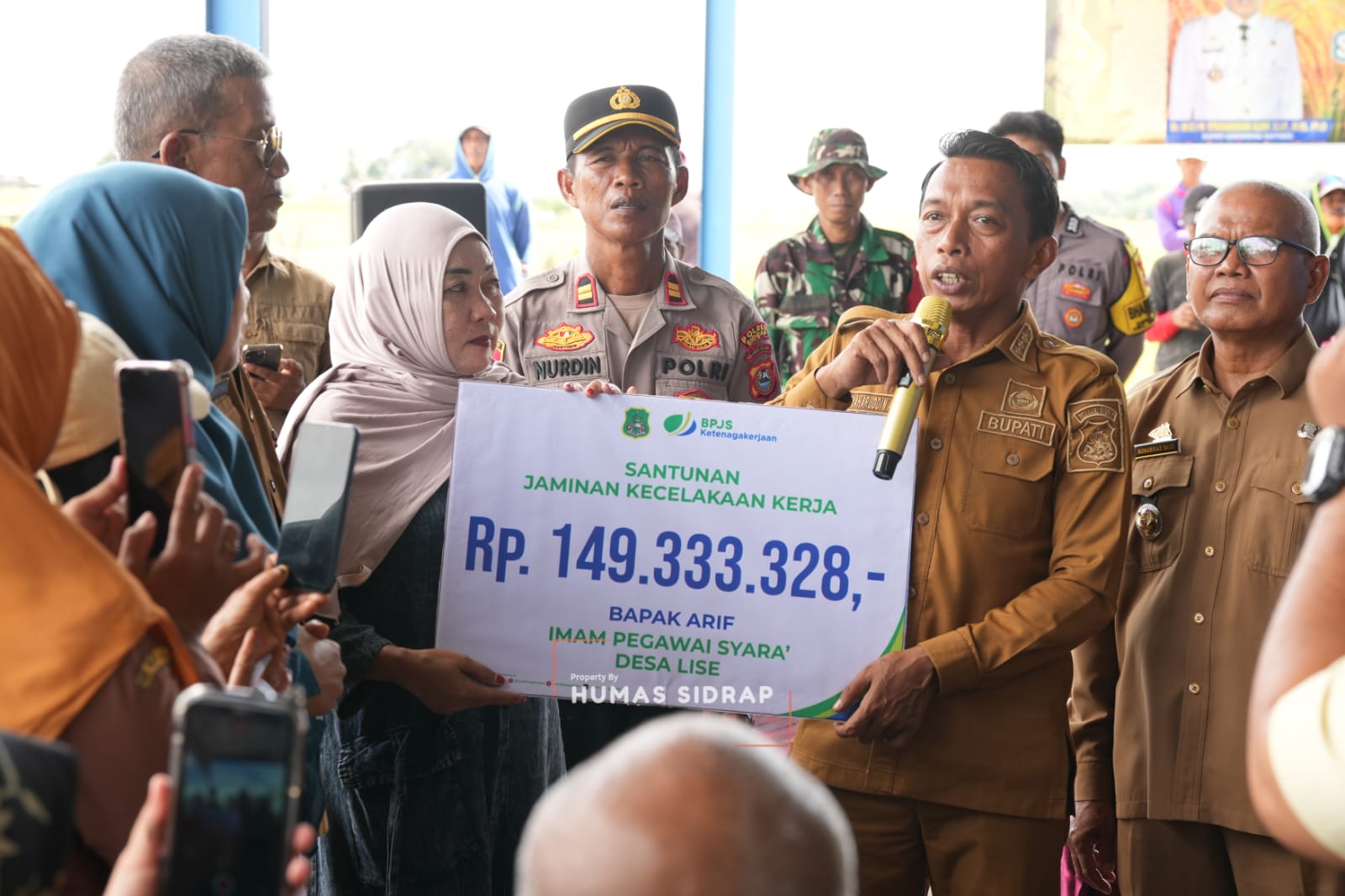 Sukacita Panen di Desa Lise, Potret Sinergi Pemkab Sidrap dan Petani Kawal Swasembada Pangan