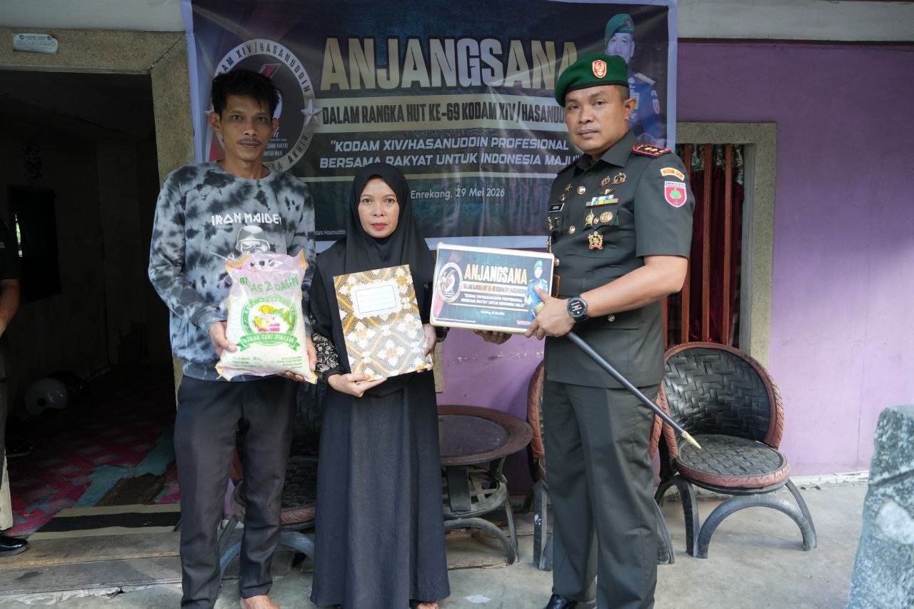 Anjangsana Dalam Rangka Peringatan HUT Ke-69 Kodam XIV/Hasanuddin