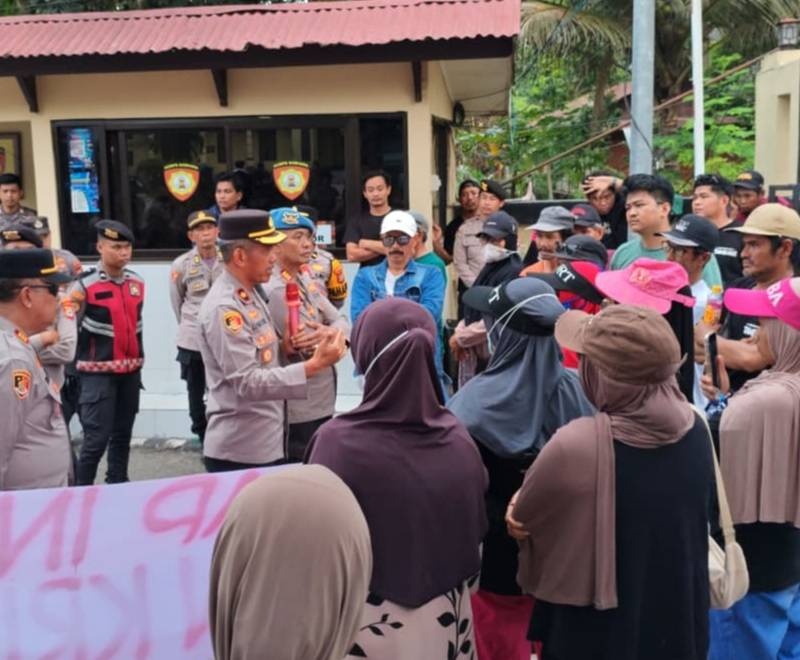 Wakapolres Enrekang Kompol Ali Maksum, Sambut Demonstrasi dengan Pendekatan Profesional dan Humanis