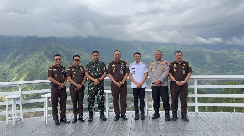 Kapolres Enrekang Bersama Forkopimda Sambut Kunjungan Kejati Sulsel 