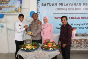 Kapolres Enrekang Resmikan SPPG Polri di Maiwa, Dukung Program MBG Nasional