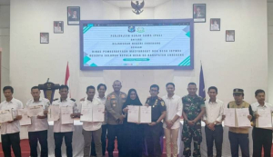 Kapolres Enrekang Hadiri Penandatanganan Kerja Sama Kejari dan Pemerintah Desa untuk Perkuat Tata Kelola Desa
