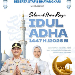 Kapolres Enrekang Beserta Staf dan Bhayangkari Sampaikan Ucapan Selamat Hari Raya Idul Adha 1447 H