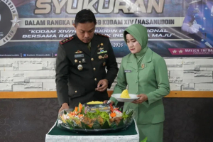 Momentum HUT Ke-69 Kodam XIV/Hasanuddin, Dandim 1419/Enrekang Ajak Prajurit Tingkatkan Profesionalisme
