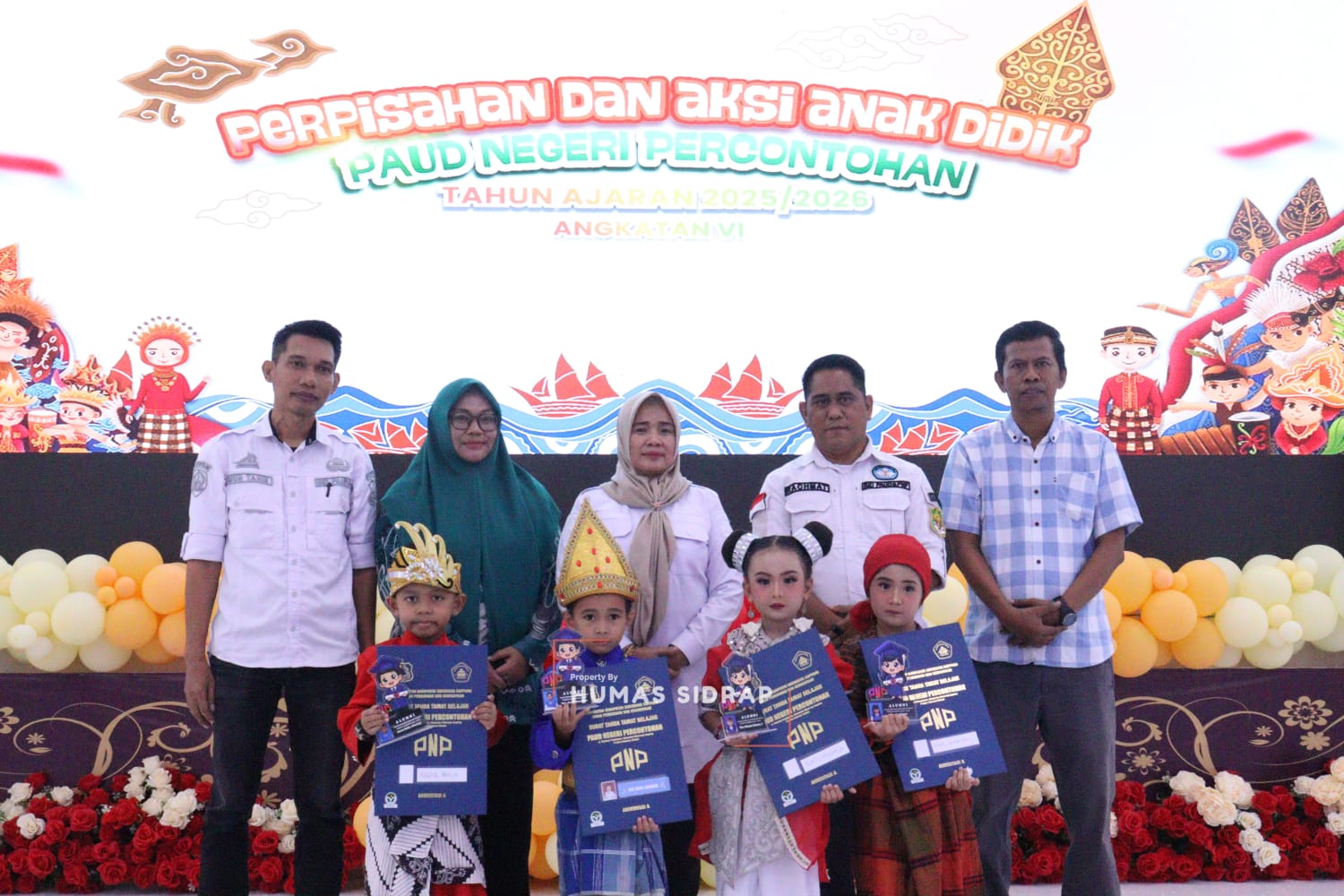 Pentas Kreativitas Warnai Pelepasan Angkatan VI PAUD Negeri Percontohan Sidrap