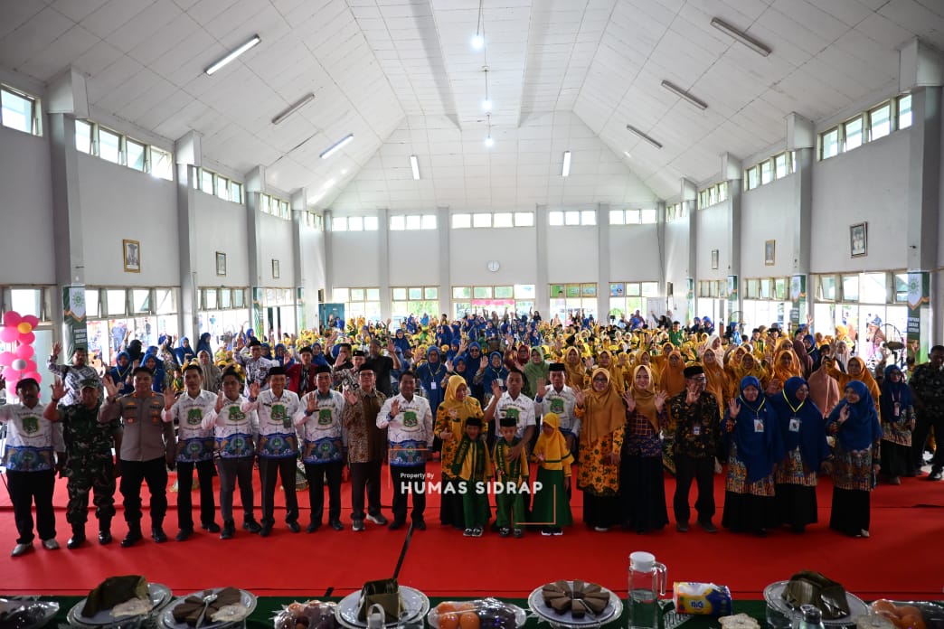 Bersejarah! Untuk Pertama Kalinya Penamatan 20 TK ABA Digelar Serentak, Dihadiri Langsung Bupati dan Wabup Sidrap